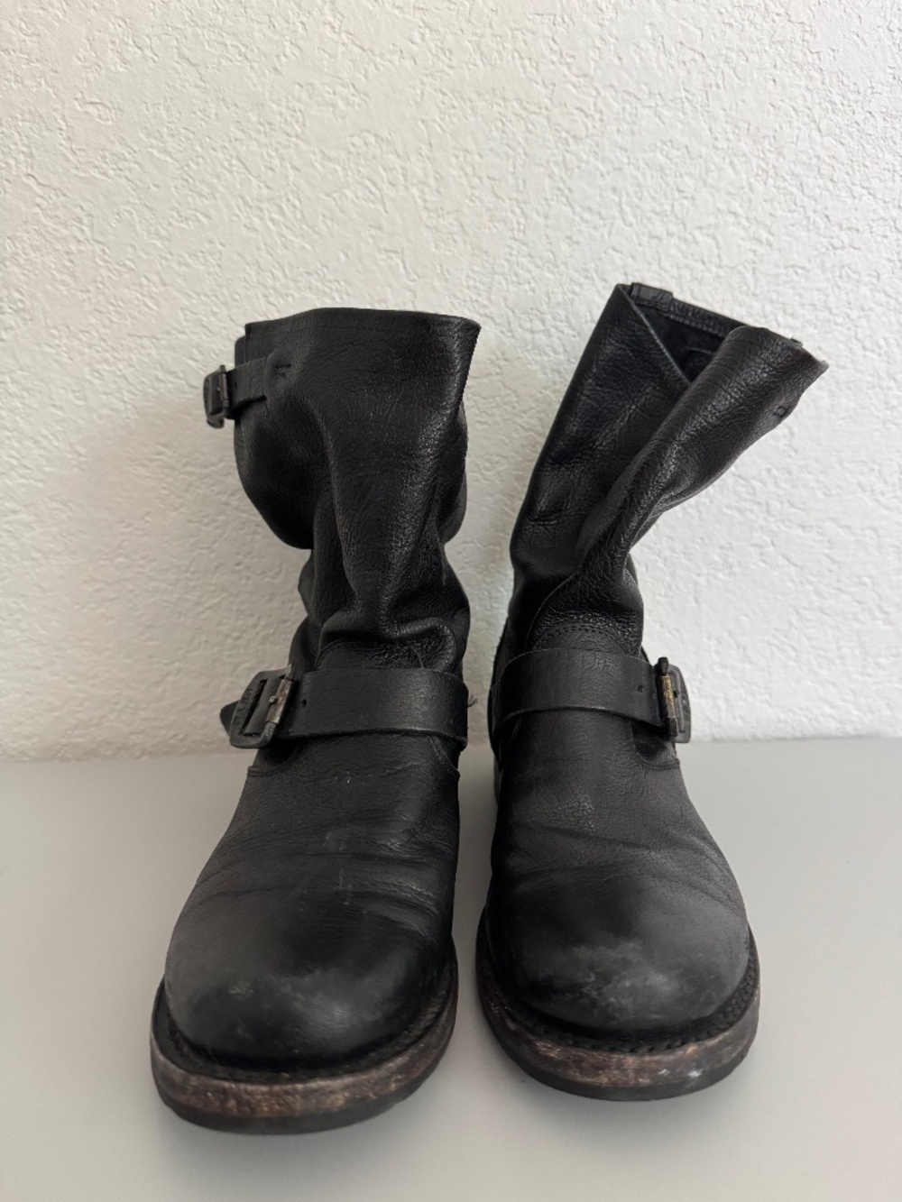 Frye Mid Shaft Leather boots Black - Size 7.5M